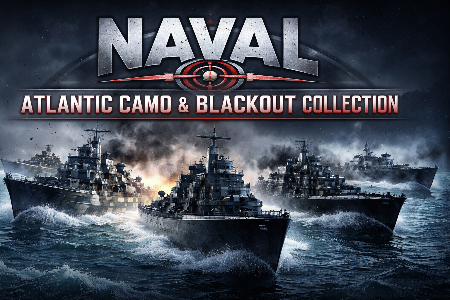 Naval Atlantic Camo & Blackout Collection | War Thunder Skins
Free WWII Naval skins inspired by North Atlantic operations and Special Operation blackout fleets. US and German destroyer and PT boat mods available for download.