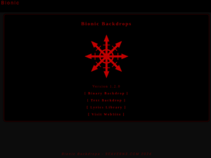 Bionic Backdrop - Video Backdrop For Bands, Artists and The Entertainment Industry. Bionic Backdrop - Video Backdrop For Bands, Artists and The Entertainment Industry.