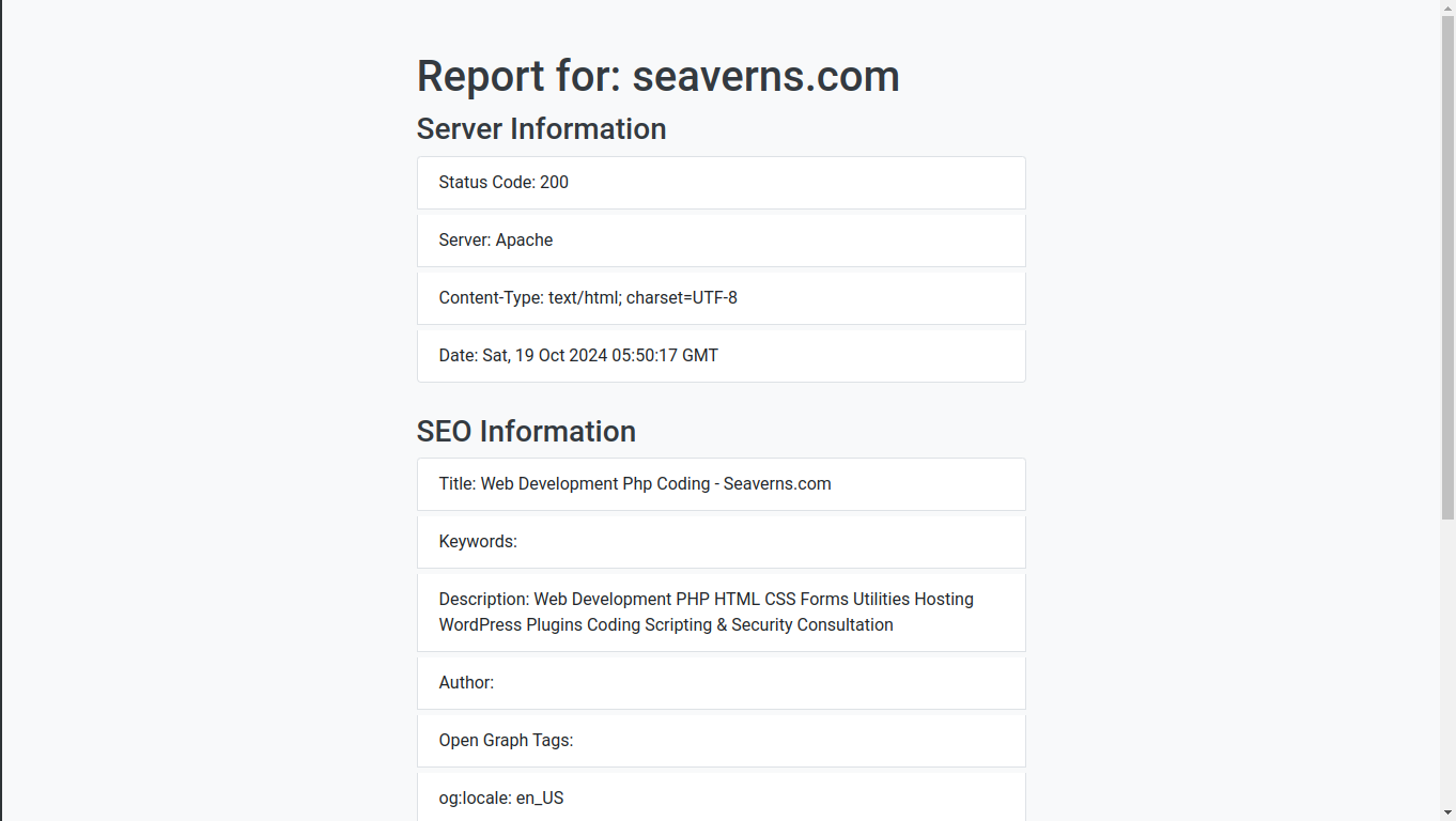 Wrench SEO Meta Extraction Utility