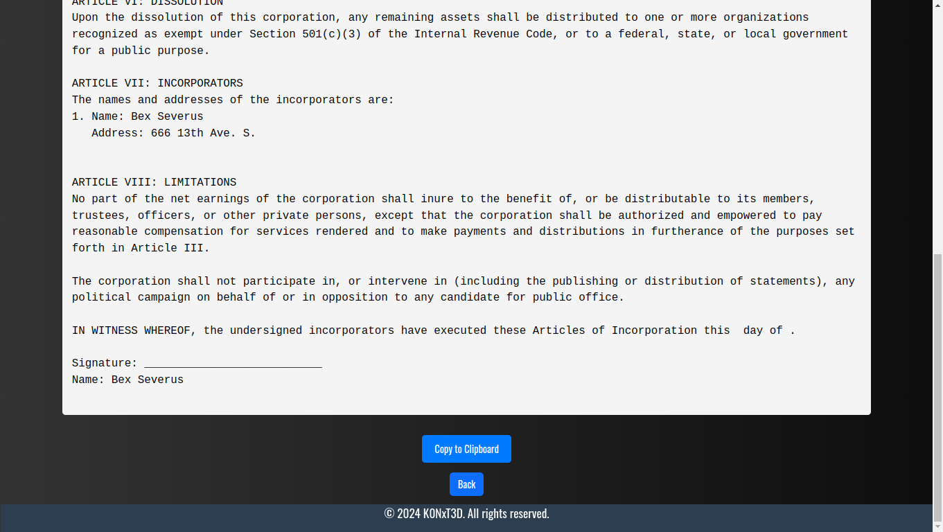 A Better Business Aggregator - Copy and Paste User Form Output
