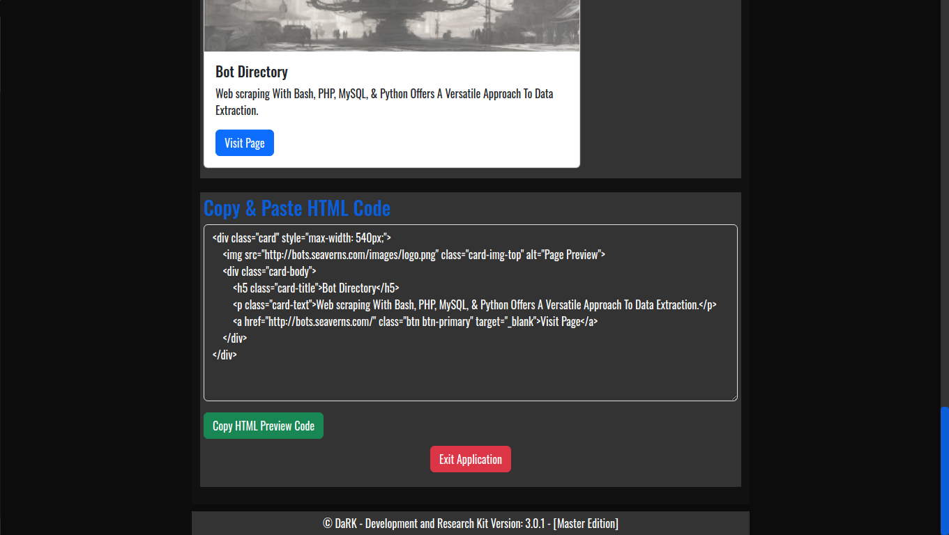 DaRK Development and Research Kit 3.0
