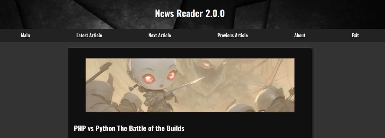 News Reader 2.0